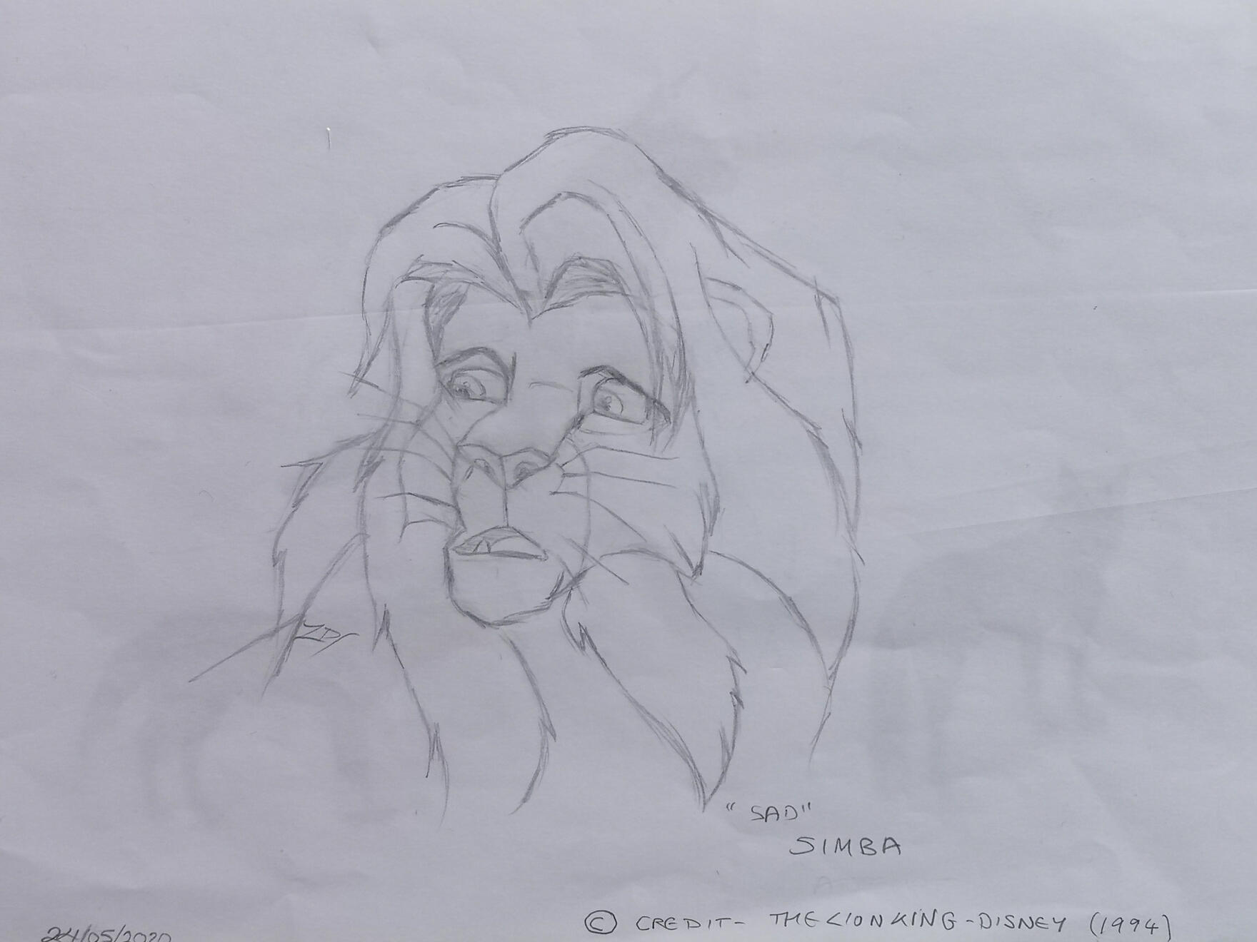 Simba - The Lion King Breakdown Study