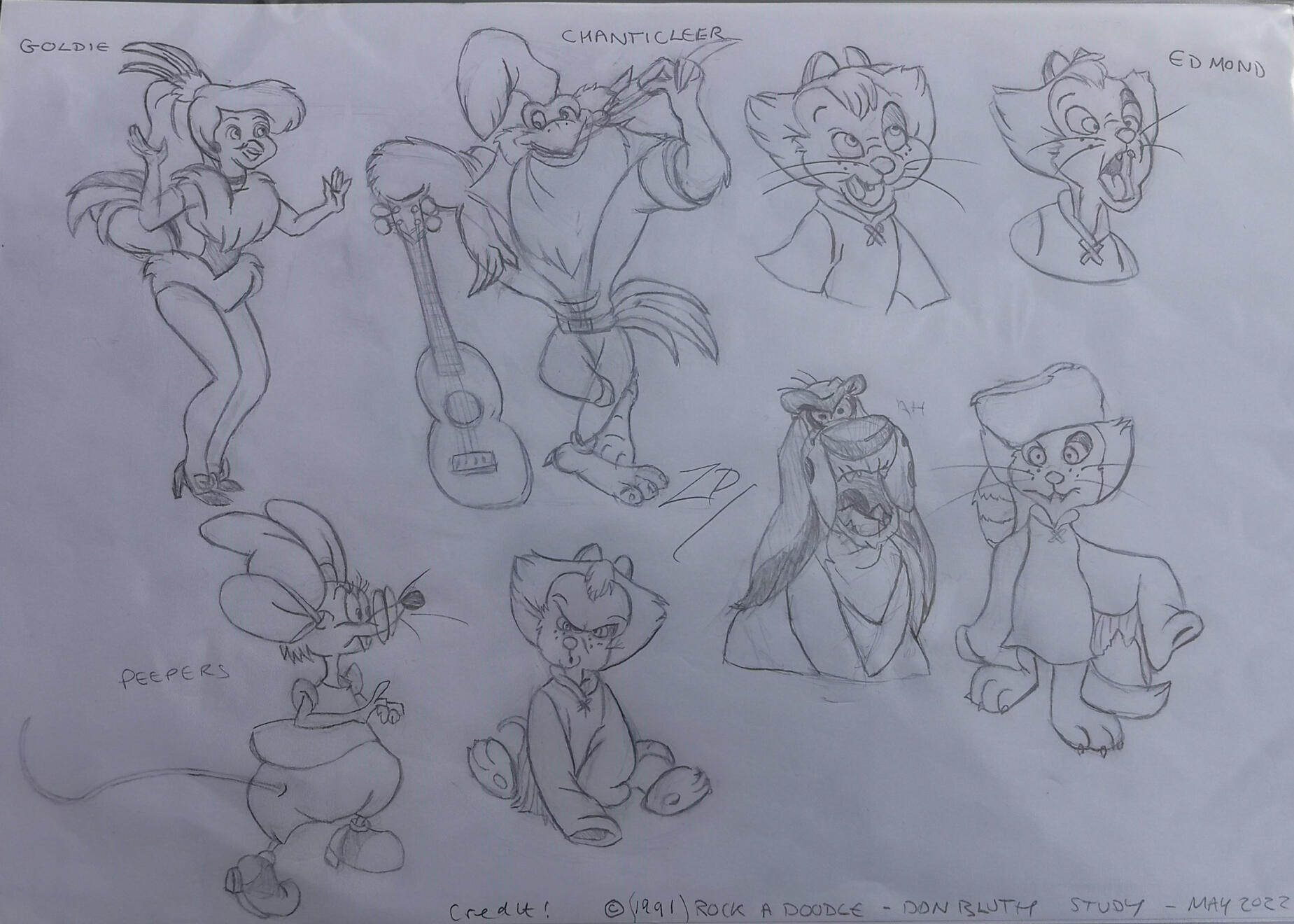Rock A Doodle - Breakdown Study